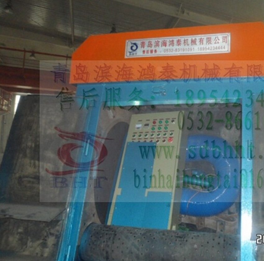 大連(lián)客戶qr3210履帶(dài)式抛丸機(jī)